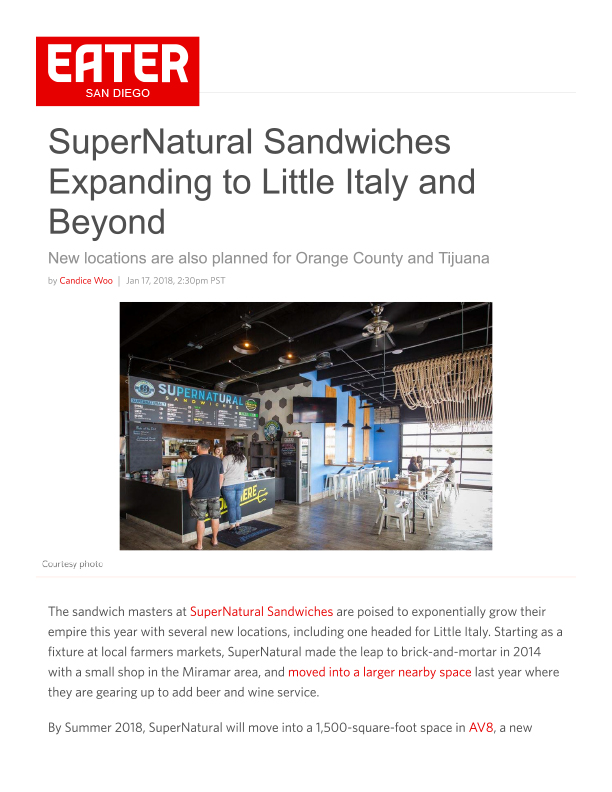 Fa 01.17.2018 Eater Sd Supernatural Sandwiches Expanding To Little Italy And Beyond