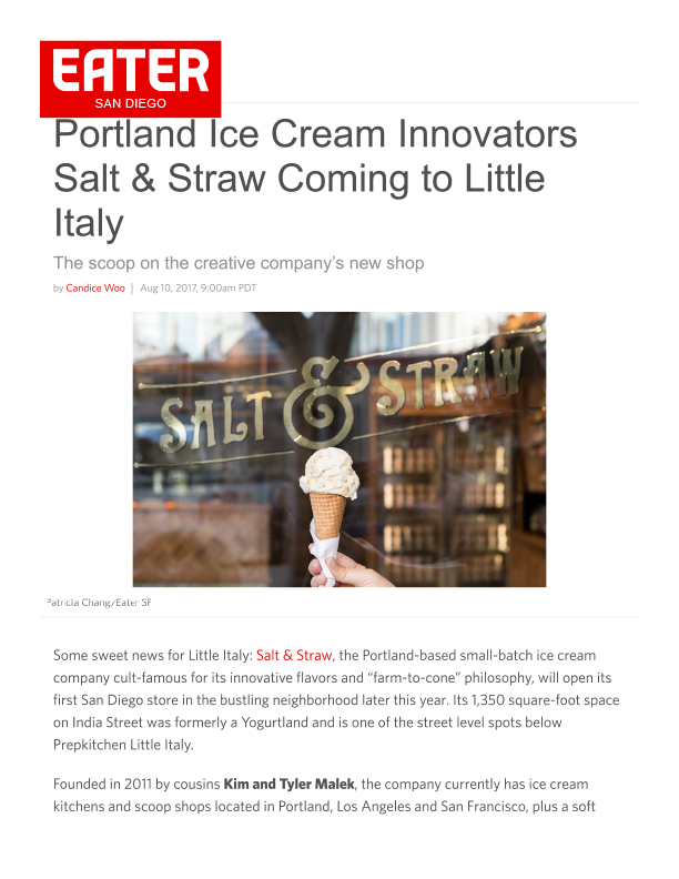 Fa 08.18.2017 Eater Sd Portland Ice Cream Innovators Salt & Straw Coming To Little Italy