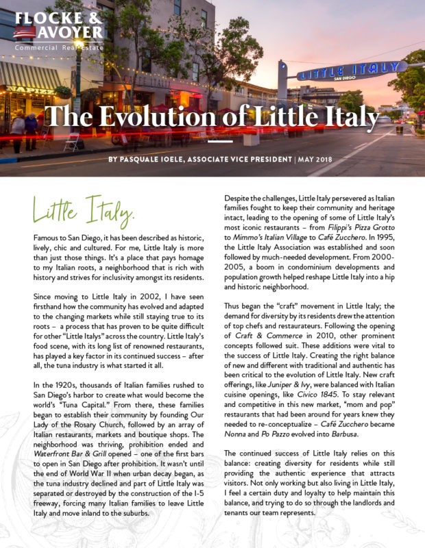 Fa Pasquale Ioele The Evolution Of Little Italy